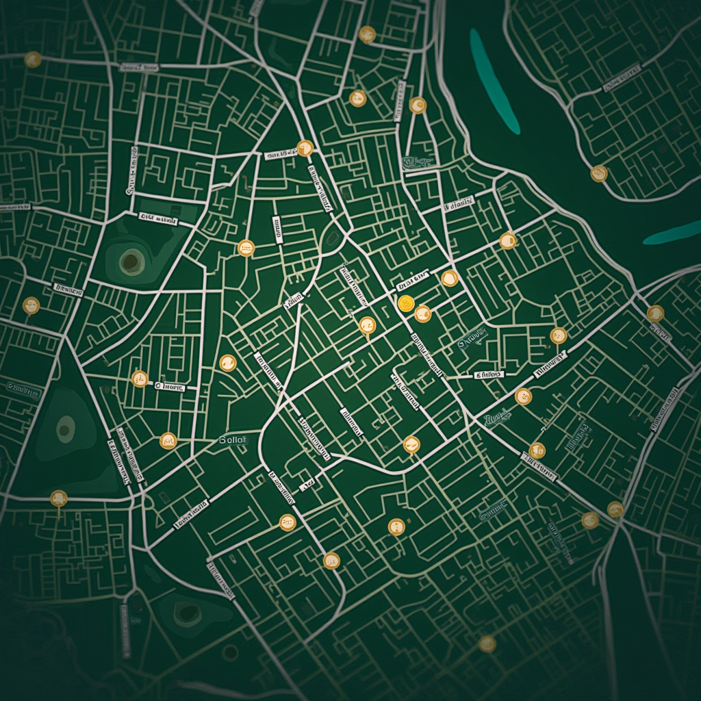Map showing the location of Emerald Tickets Ltd. office at 12 O'Connell Street, Dublin, D1 1DR, Ireland